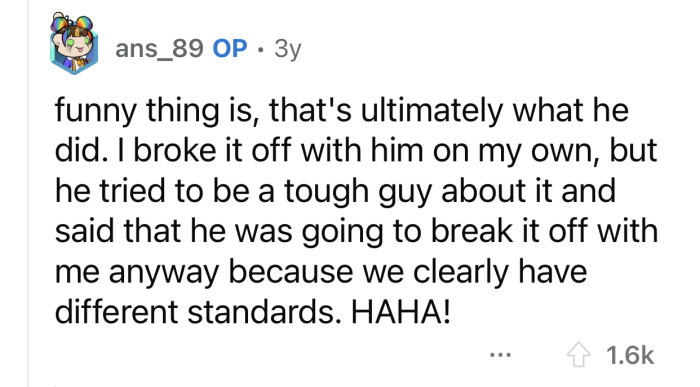 OP truly dodged a bullet and should be glad she is not stuck with this person.