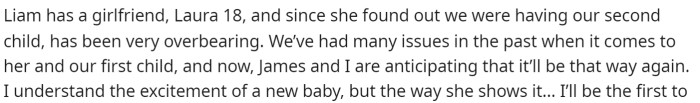 She says that her SIL is just too overbearing with her child, and it makes her uncomfortable.