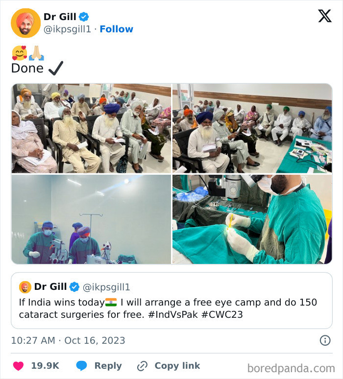 "The Doctor Arranges A Free Eye Camp And Does 150 Cataract Surgeries For Free"