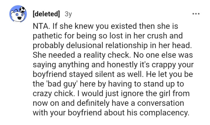 He let you be the bad guy here