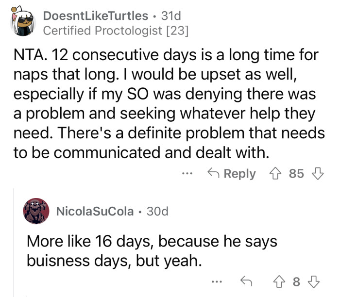 OP can't ignore the problem and needs to address it.