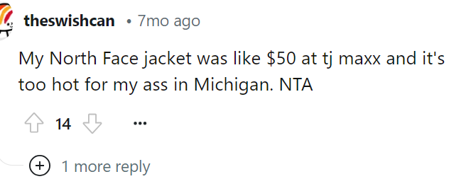 A lot of people commented to tell OP that they were NTA here, and hopefully, everyone else understands and agrees too.