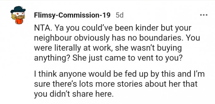 I think anyone would be fed up