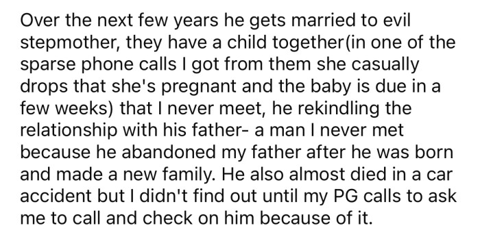 When he attempted to reach out to the OP after graduation, she ignored his text messages.