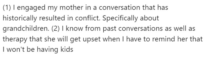 OP has offered the following explanation for why they think they might be the a-hole: