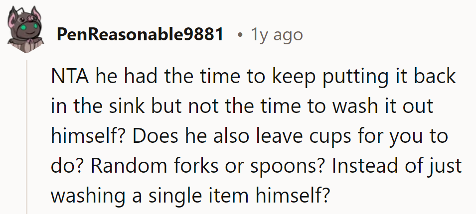 Sink drama alert: 'The Unwashed Popcorn Bucket Mystery'!