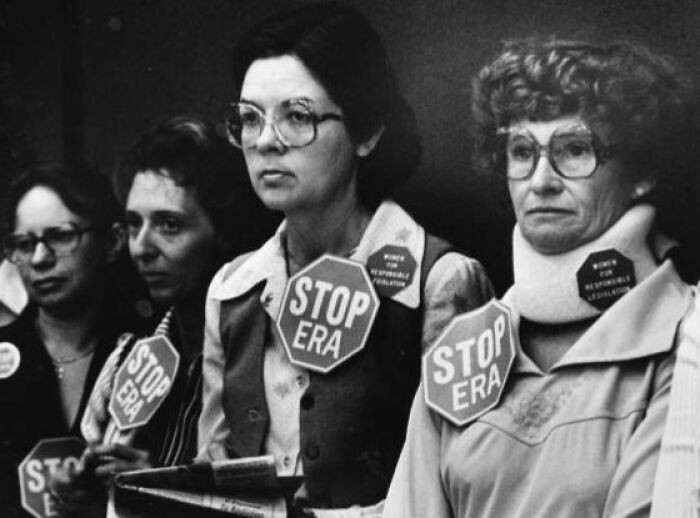 "Anti-Era Women Line The Wall Of Senate Chambers, Tallahassee, Florida, 1979"