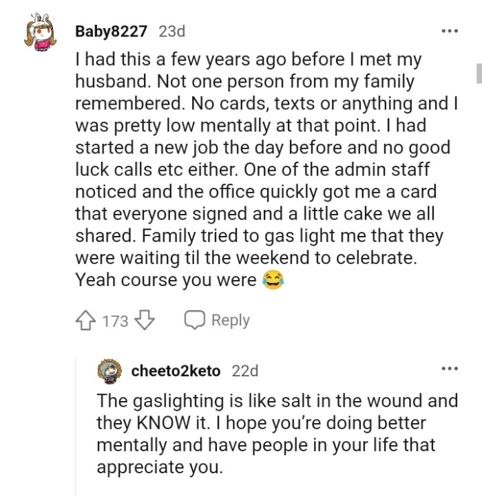 Let's head into the comments section and find out what other Redditors have to say