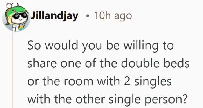 Sharing sounds fair, but it depends on who is willing to compromise.