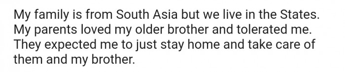 From the look of things, OP didn't have the best relationship with her parents