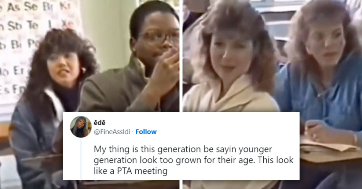 Viral Clip Starts A Debate On Why Teens In 1987 High School Video Look So Mature