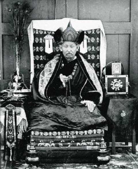 Itigilov died meditating, asking to be buried upright in a cedar box.