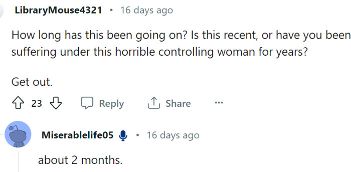 Someone asked, and OP responded: