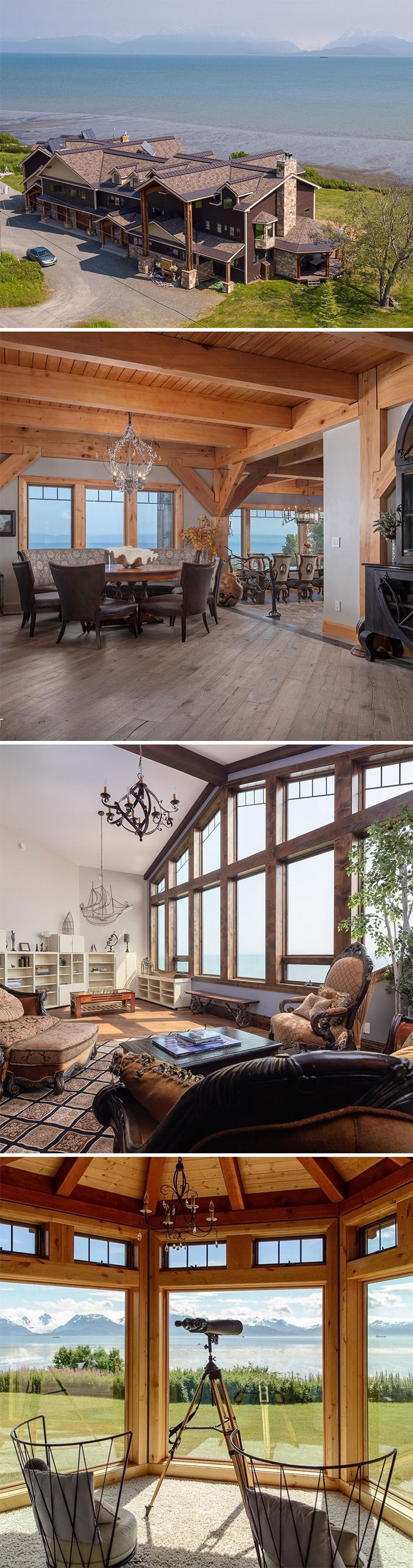 18. Alaska's biggest home hits the market: Asking $8.5M.