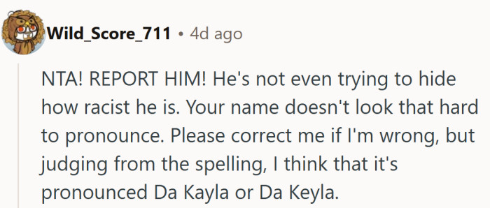 This one blended outrage with respect, showing how easy it is to care enough to just ask.
