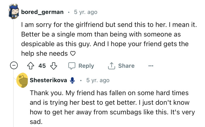 The Guy’s Pregnant Girlfriend Needs to Know What the Father of Her Child is Capable Of