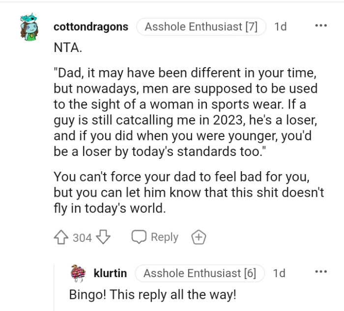 What This Redditor Would Tell the OP's Dad