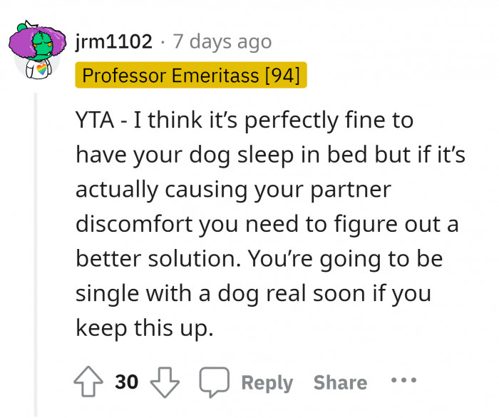 Losing me or train your dog.