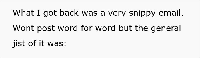 And sure enough, the recruiter wasn't happy with it.