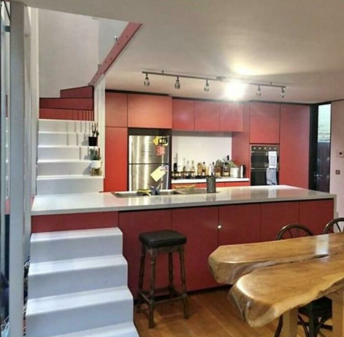 11. Kitchen Counter/Stairs Hybrid