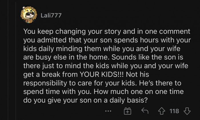 OP's answer still did not convince this user: