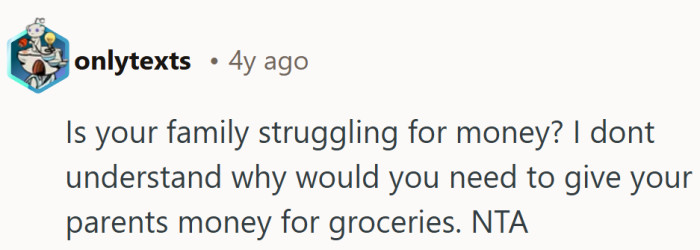 Quiet eyebrow raise that asks the question sitting beneath the whole situation.