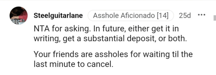 Why would they wait until the last minute to cancel?