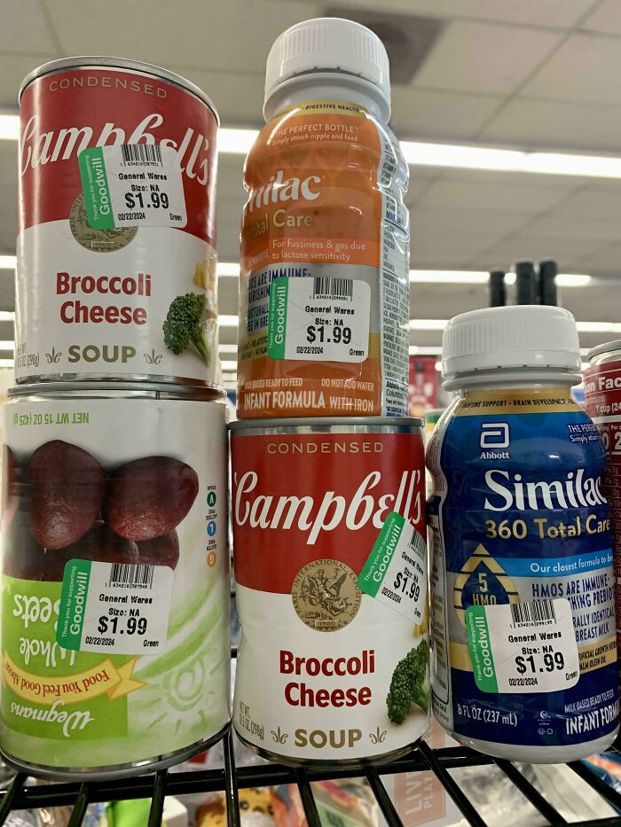 "I’m Ashamed Of Our Local Goodwill. Is It Legal For Them To Sell Nearly Expired Donated Foods? Not Their Proudest Moment. 🤨"