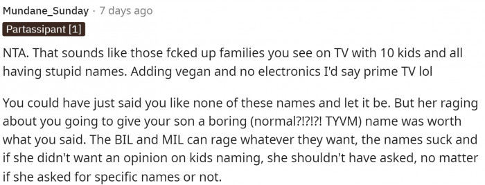 Things definitely could have been avoided, but again, she asked the question.