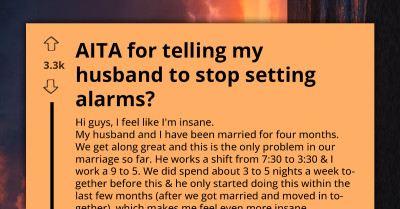 She Said “It’s One Alarm Or Divorce”— Now Her Husband’s Furious She Didn’t Wake Him Up
