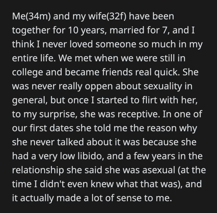 Another surprise: his wife followed many masculine-presenting lesbians