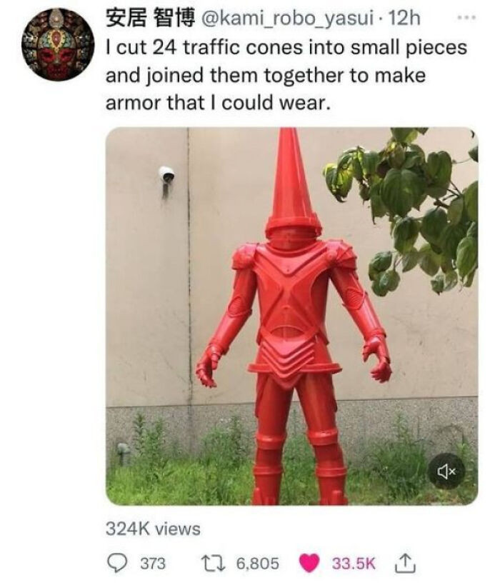 11. Armor Of The Traffic Cone: Negates Bludgeoning Damage And Causes Charging Enemies To Reroute To One Side To Avoid You. Full Body Slot