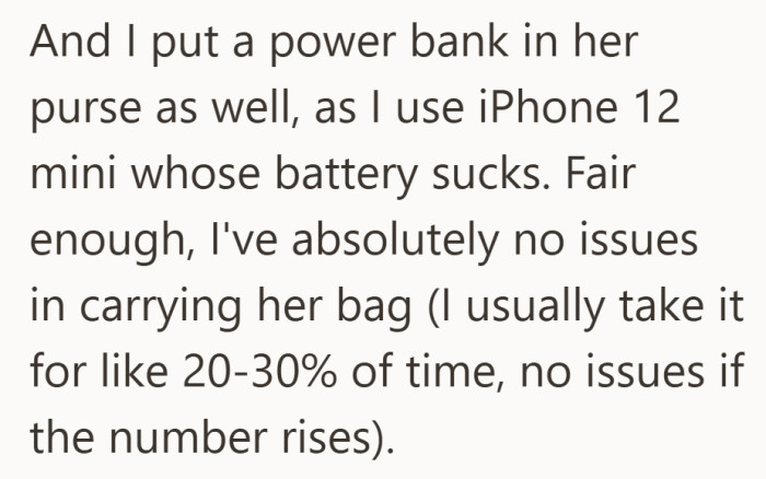 This detail matters because it shows he is not refusing out of principle or avoiding effort.