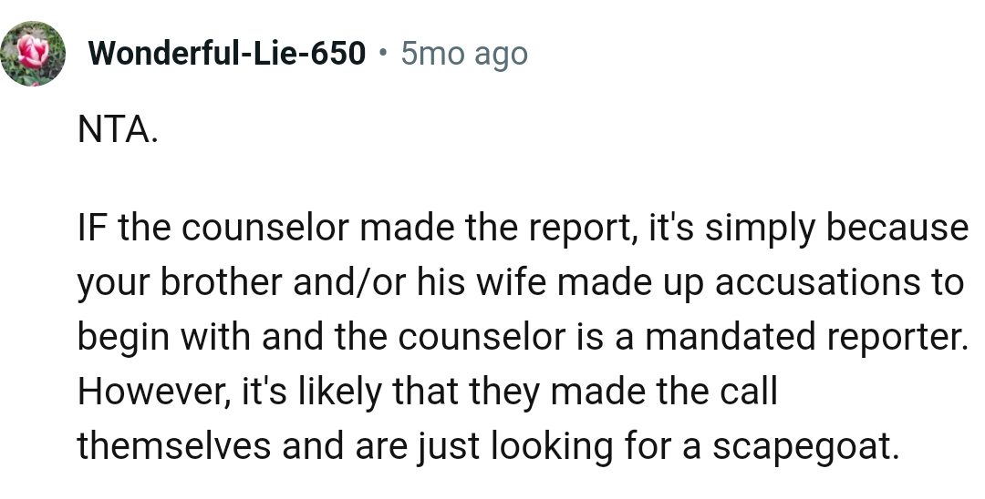 They made the call themselves