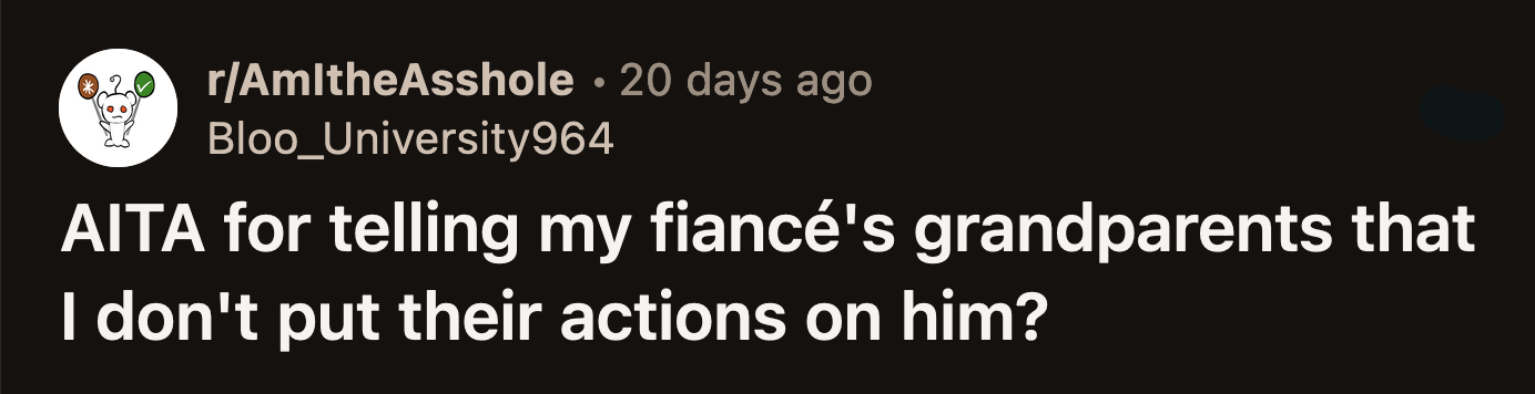 OP and her fiancé left his grandparents' house. They called him multiple times to scold and lecture him about his siblings. He eventually blocked them.