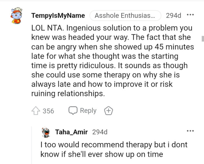 It sounds like the OP's mom needs therapy