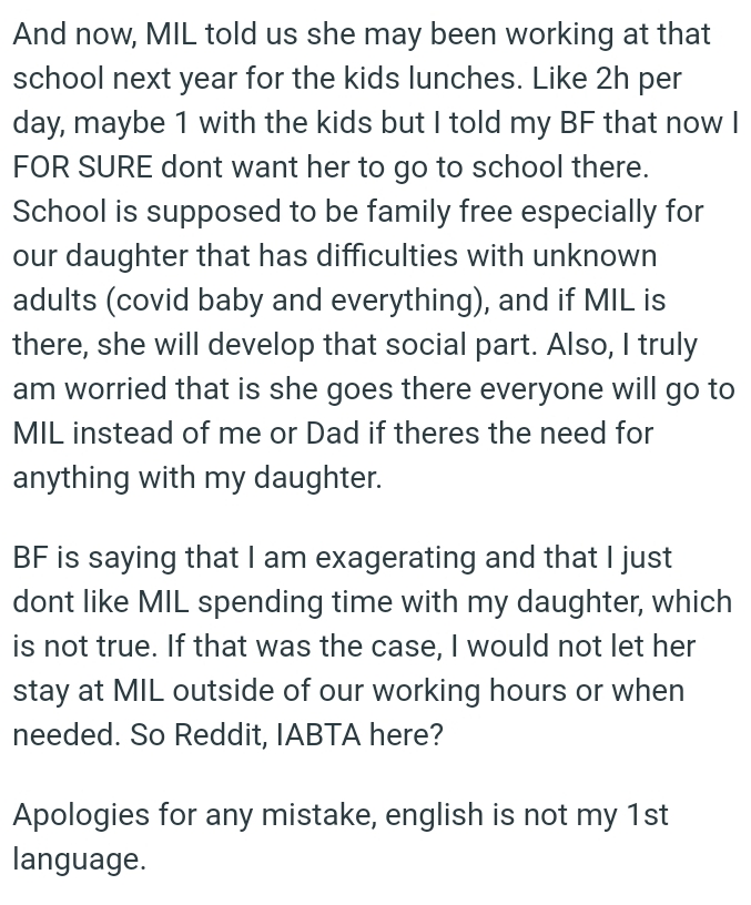 Everyone Will Go to MIL Instead of the OP or Her Dad If There's a Need for Anything