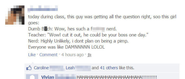 39. A nerd's comeback