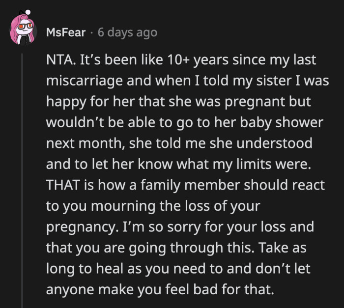 Driving the dagger deeper is an enemy's behavior. They shouldn't be surprised why OP distanced herself from them.