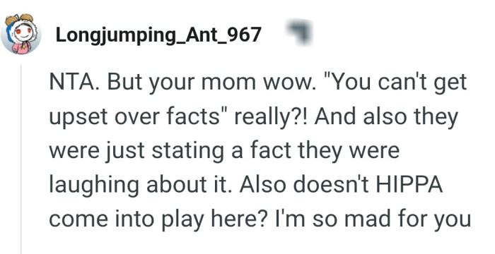 This Redditor is so mad for the OP