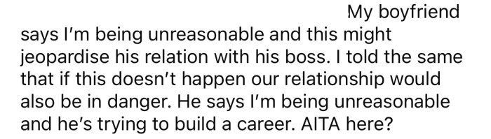 Now the OP is wondering if she's the a**hole here.