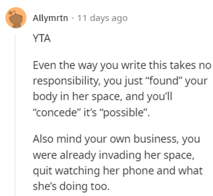 No responsibility taken