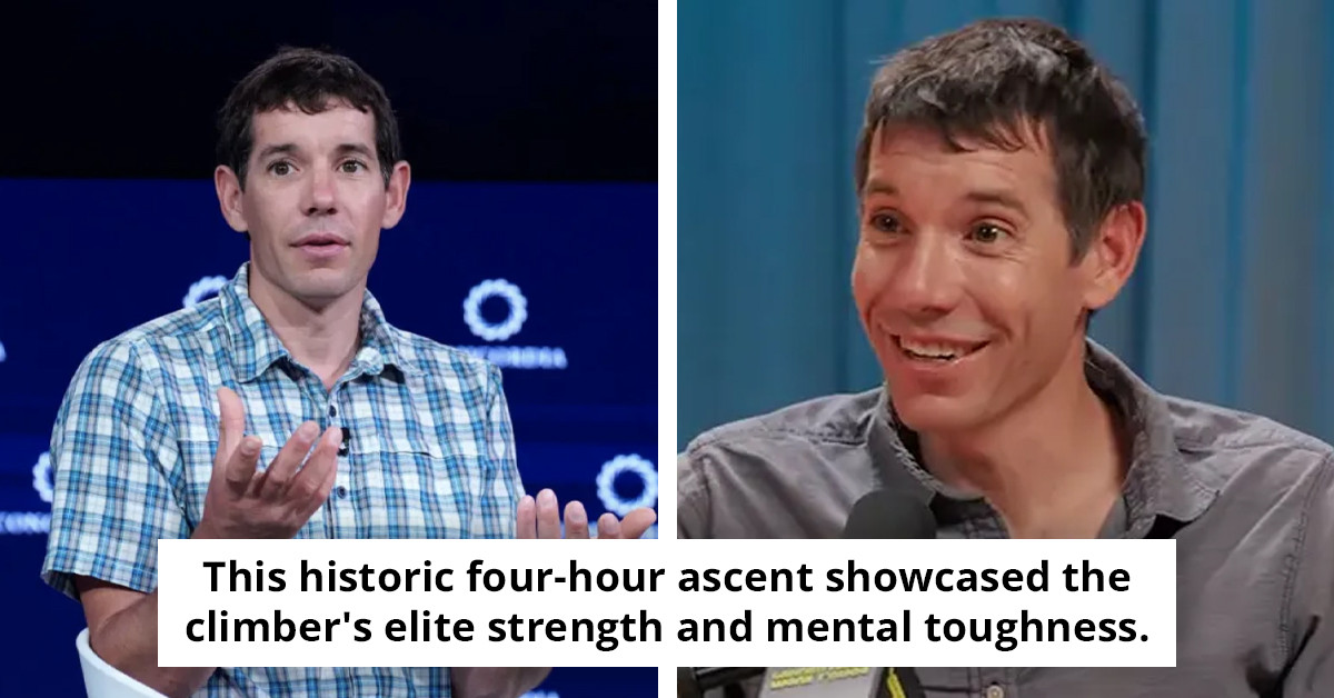 Alex Honnold reveals the unconventional method he uses for bathroom breaks while scaling the globe's most perilous cliffs.