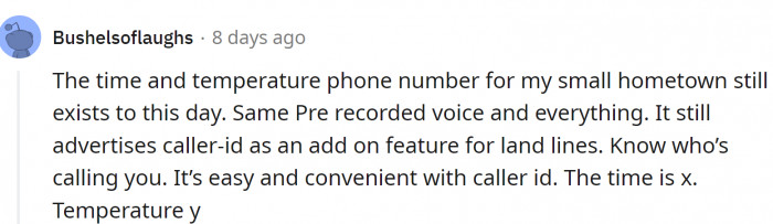 3. That service still exists in some small towns, apparently...