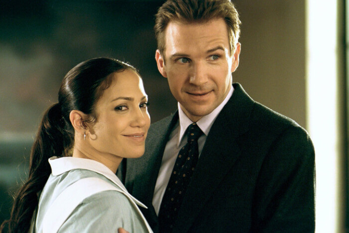 6. Maid in Manhattan (2002) featuring Jennifer Lopez and Ralph Fiennes