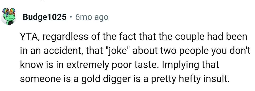 And the comments from other Redditors roll in...