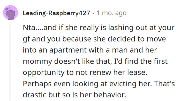 If Emma's mommy issues are turning into a sitcom, it might be time for a spin-off: 'Eviction, not Renewal.'