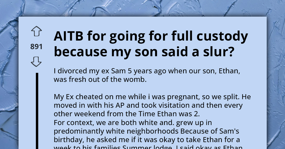 Mom Fights For Full Custody After 5-Year-Old Son Returns From Birthday Getaway With Dad, Flaunting ‘Shocking’ New Vocabulary