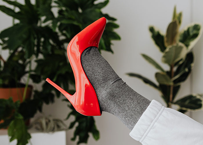 21. Red stilettos