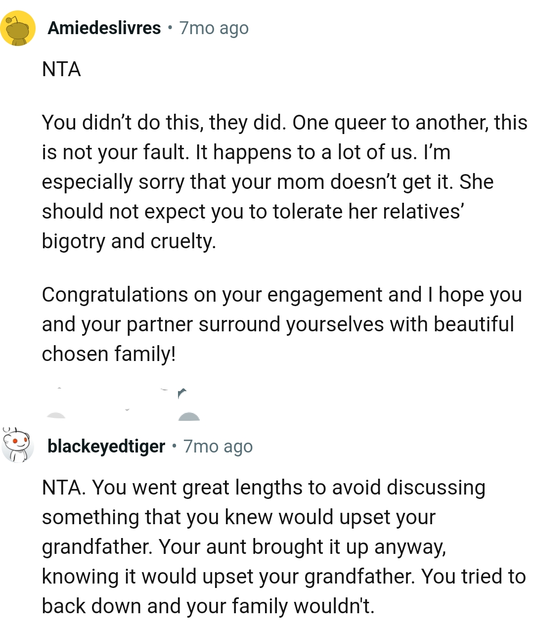 OP's mom doesn't get it